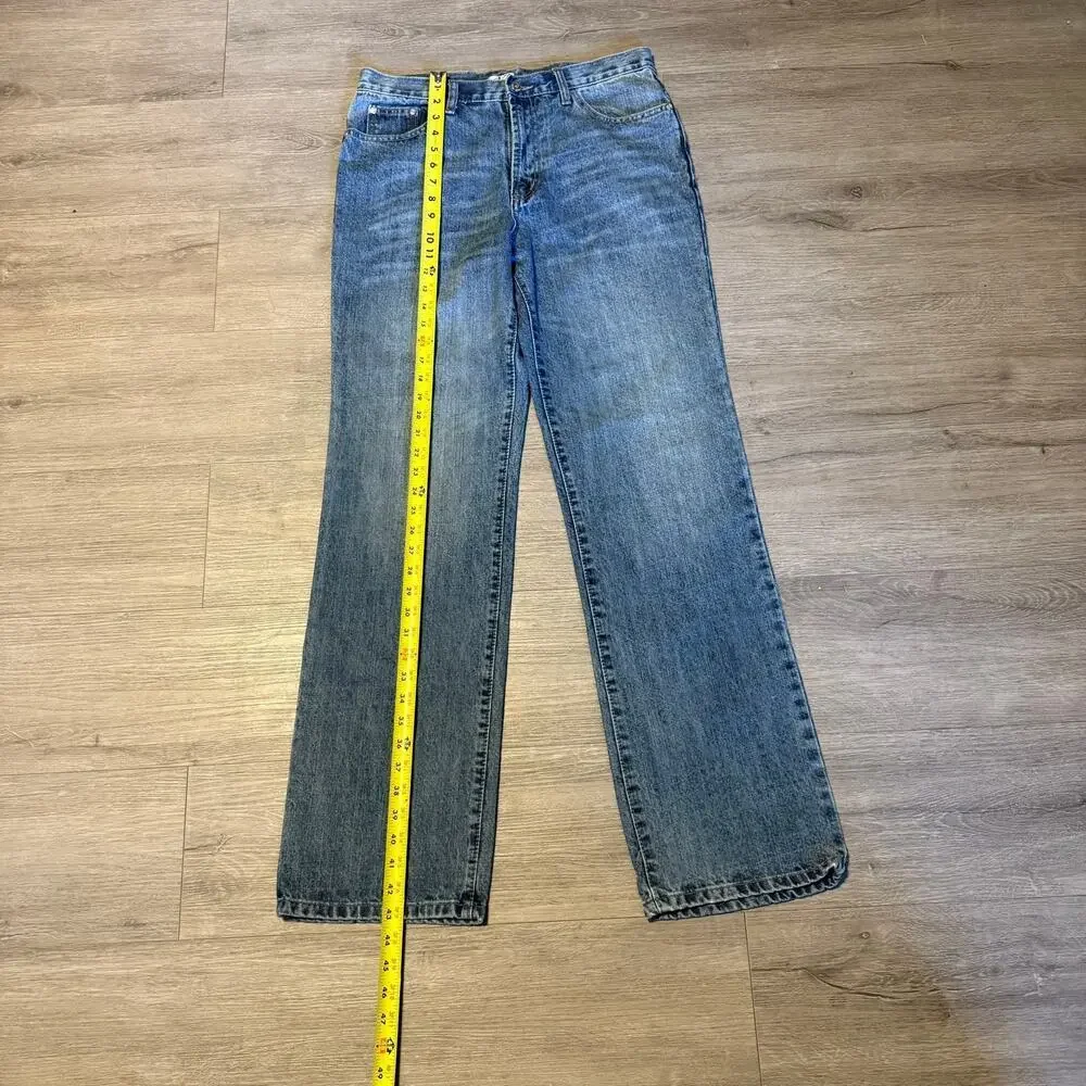 Vintage Calvin Klein Jeans Men’s Size 32 Straight Leg Blue Denim Pants Y2K 90s